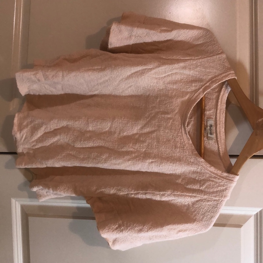 Madewell Pink Butterfly Top